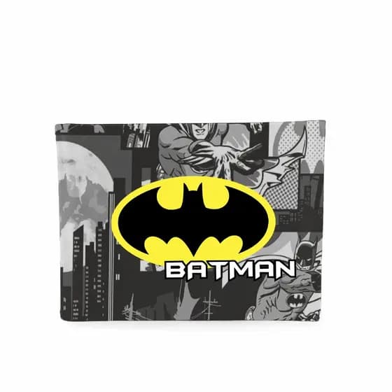 Carteira Masculina Slim Personalizada Porta Cartões Batman Hulk Super-Homem Lançamento Pronta Entrega