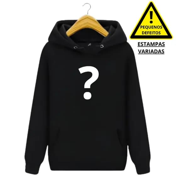 Moletom Canguru Pequenos Defeitos Unissex Flanelado