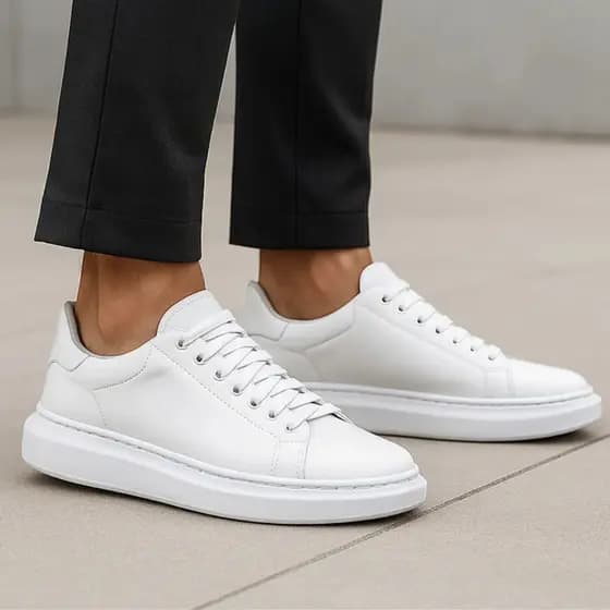 Sapatenis Casual Masculino Sneaker Sola Alta Chunky Confortável Macio e Estiloso Sola Oversize