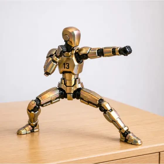 Boneco Articulado Anti Stress Dummy 13 + 4 Armas sortidas