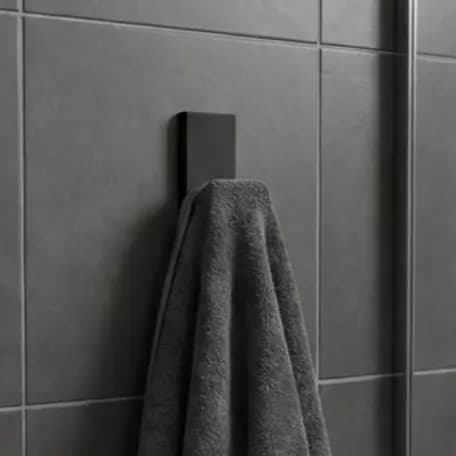 Gancho de Parede Minimalista Autoadesivo 3M | Multiuso para Banheiro, Quarto e Cozinha