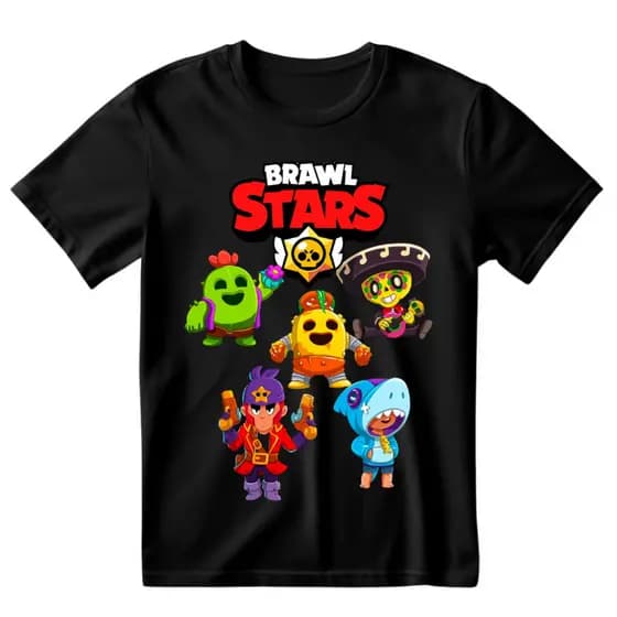 Camiseta camisa blusa Gamer Stars Intantil 100% Algodão