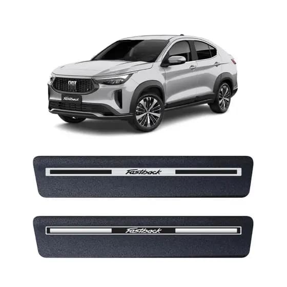 Soleira De Porta Fiat Fastback Resinada Kit 8 Peças