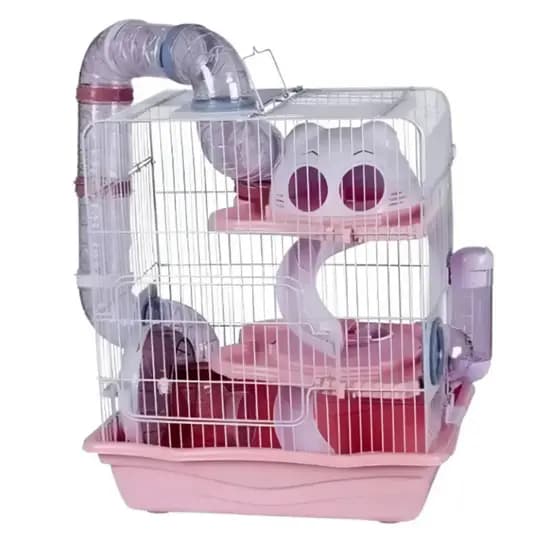 Gaiola Hamster Safari Grande Tubos Transparentes Roedores American Pets