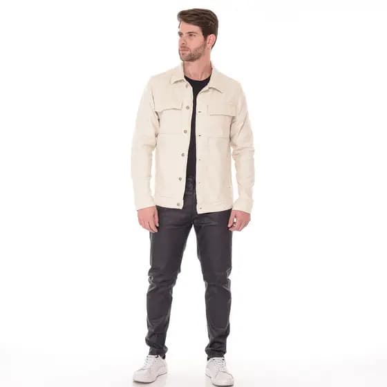 Jaqueta Masculina Clássica Casaco Básico Moda Slim Casual