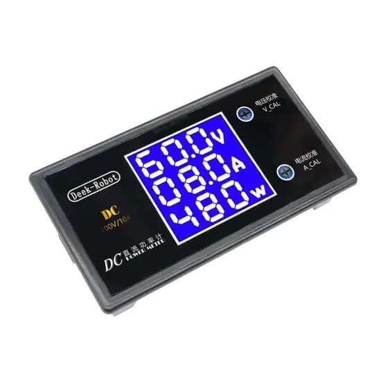 wattimetro voltimetro amperimetro DC 0-100V 10A MaxPow MP065