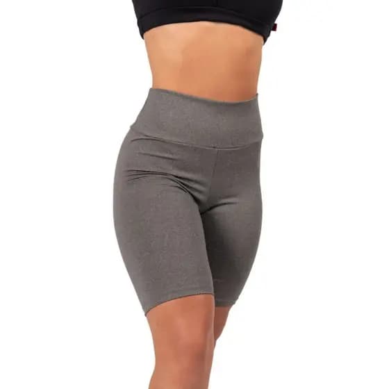 Shorts Ciclista Legging Feminino Cintura Alta Suplex Academia Corrida