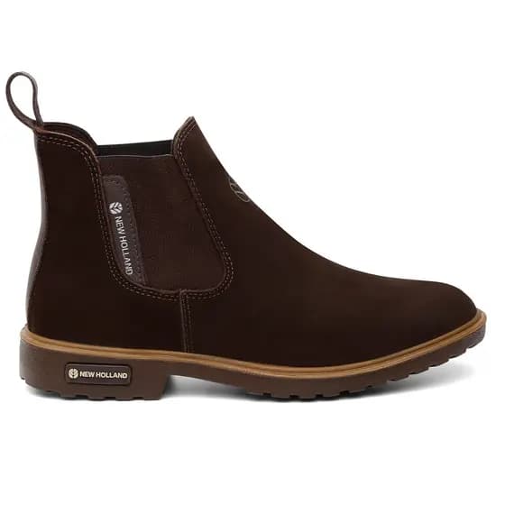 Botina Bota Sapatão New Holland Original Nh2535 Chocolate