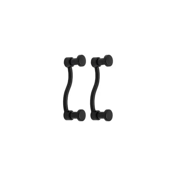2 Cabides De Parede Suporte Pendurar Toalha Chapéu Modelo Modern Curvo