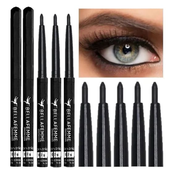 12 Lápis Retrátil Delineador BF10004 Bella Femme