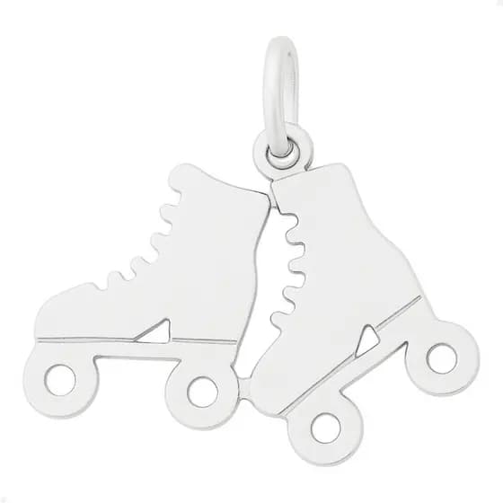 Pingente Prata 925 Patins Design Premium