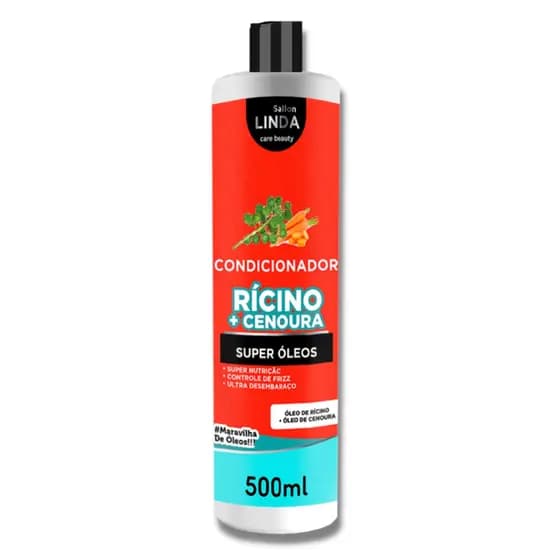 Condicionador Rícino e Cenoura Super Oleos 500ml