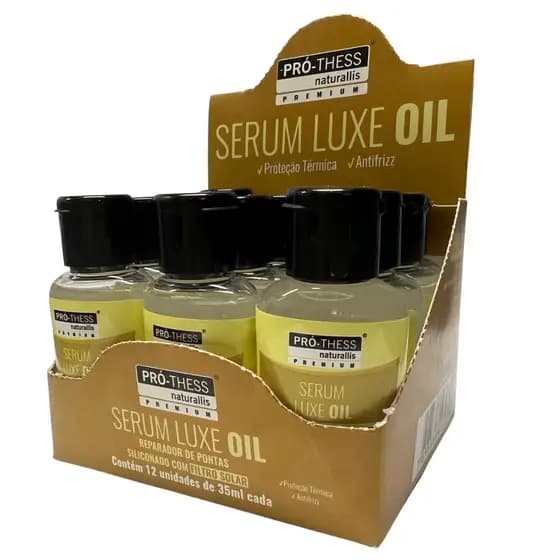 Óleo Reparador De Pontas Serum Luxe Com Uv Caixa 12 X35ml