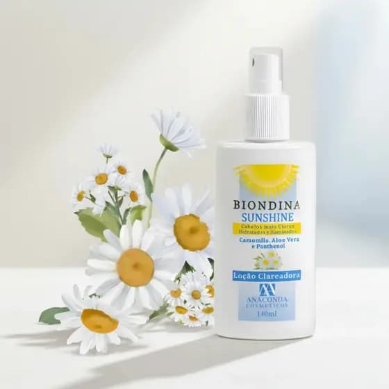 Biondina Clareador Reflexos Naturais Loção Spray Clareadora 140ml