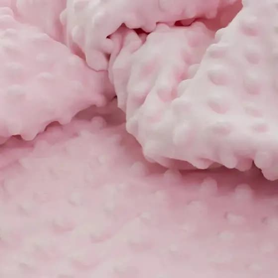 Tecido Fleece Dots Para Roupão/Cobertas/Inverno 1m X 1,70m C.D Várias Cores