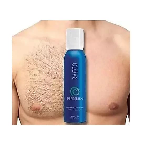 Depila Fácil Creme Depilatório Racco Mousse Depeeling Spray