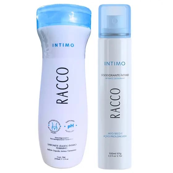 Kit Sabonete Íntimo + Desodorante Jato Seco Racco - Promoção