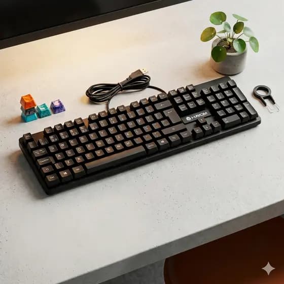 Teclado Computador Notebook USB Macio Confortável