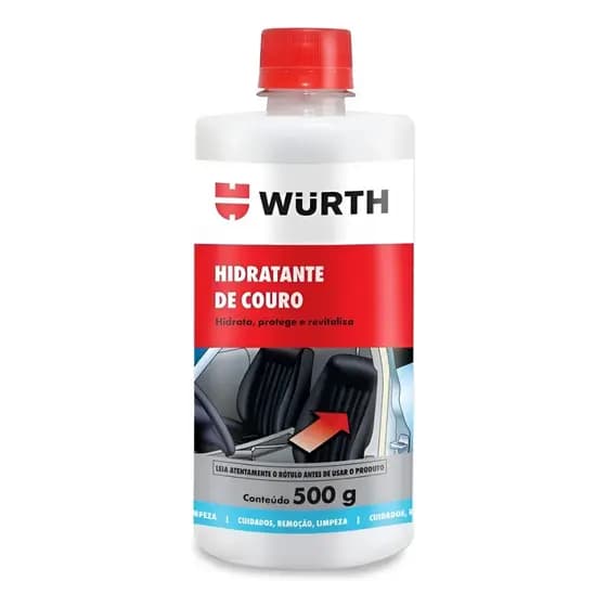Wurth - Hidratante de Couro 500g (Limpeza Bolsa Sapato Banco Bota)