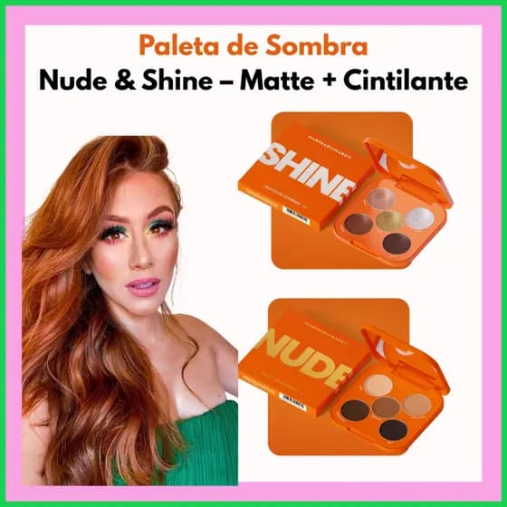 Lançamento Mari Maria | Paleta de Sombra Nude & Shine – Matte + Cintilante
