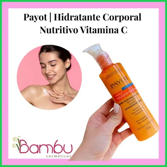 Payot | Hidratante Corporal Nutritivo Vitamina C Pele Macia e Radiante