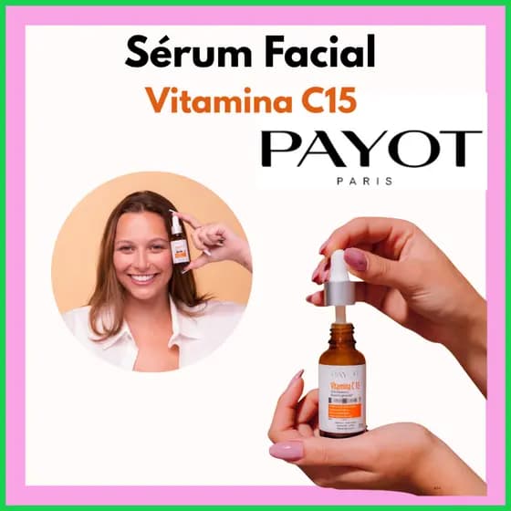 Sérum Facial Vitamina C15 30ml | Antioxidante, Iluminador, Firmeza & Poros Reduzidos