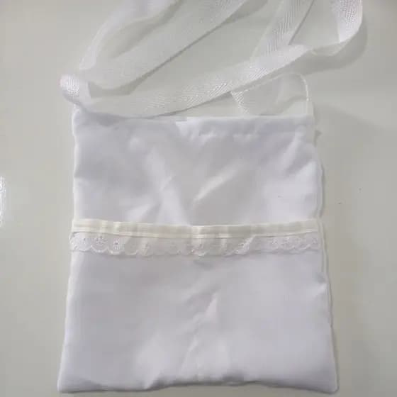 BOLSA CAMBONE com detalhe em Renda/CANDOMBLE/UMBANDA