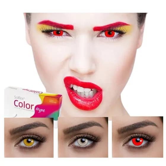 Lentes de Contato Solflex Color Hype - Halloween