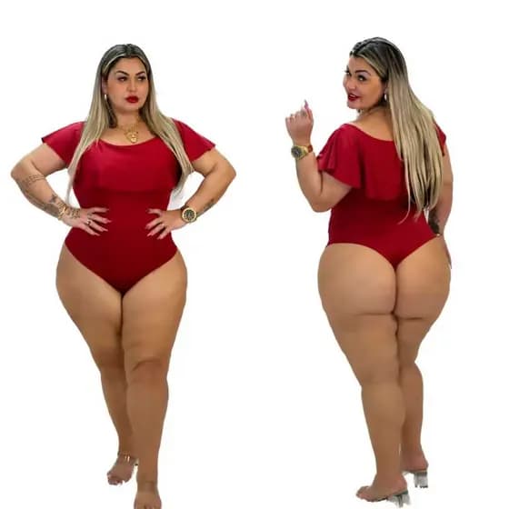 Body Ciganinha plus size Babadinho Bore