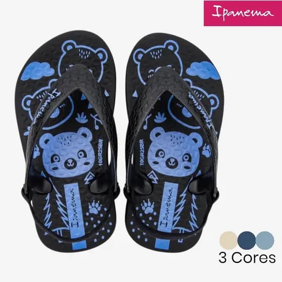 Chinelo Infantil Bebê Menino Masculino Ipanema Classic Baby