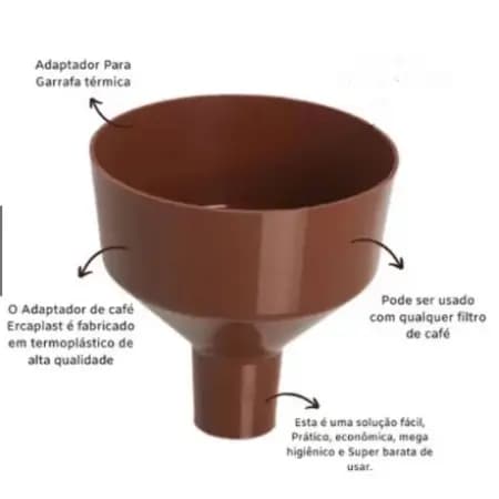 Adaptador Para Garrafa Termica Coador de cafe