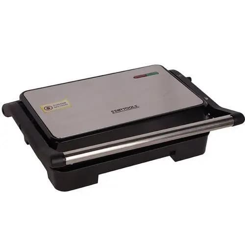 Sanduicheira Grill Elétrica Multifuncional 1000W 127V Inox Prática Rápida Durável