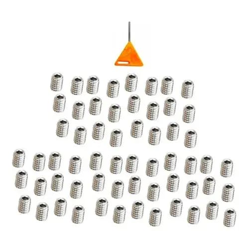 50 Parafusos Inox Quilha Encaixe Prancha Surf Parafuso Surf