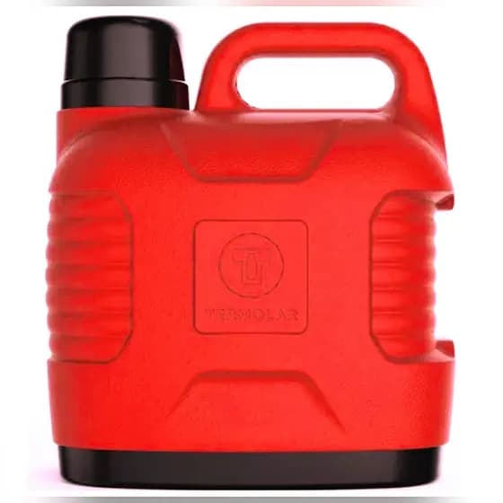 garrafa garrafão térmico 5 litros supertermo vermelho - termolar