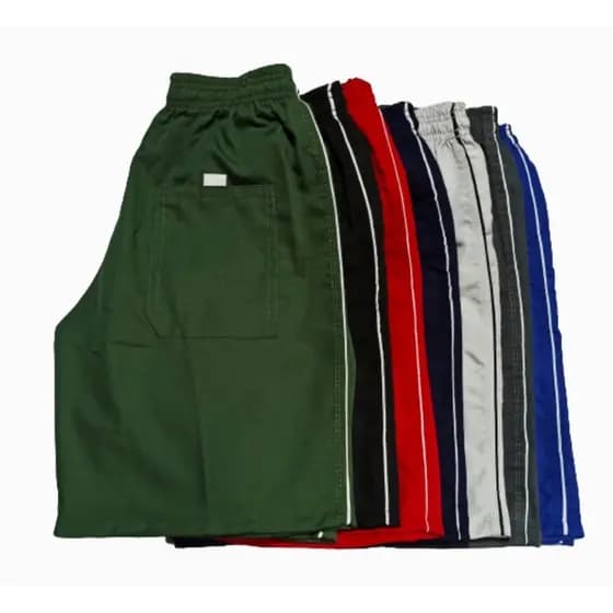 Kit 5 bermudas infantil juvenil em tactel cores e modelos variados
