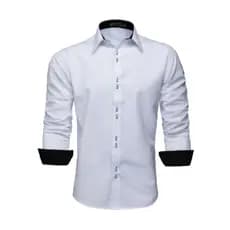 Camisa Social Masculina Blusa Elegância Manga Longa Slim Luxo