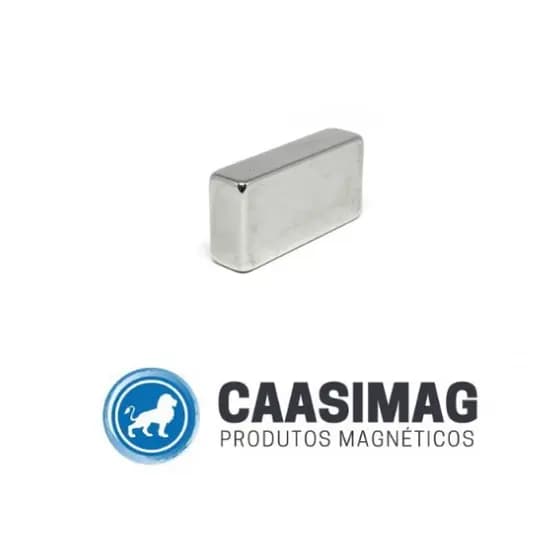 Imã de neodimio retangular 12x6x3 milímetros 5 peças