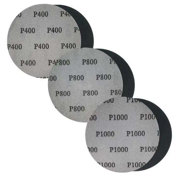 Kit Lixas Polimento 6 Polegadas P400 P800 P1000