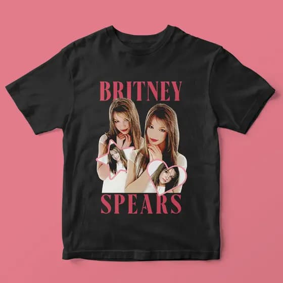 Camiseta Britney (Britney Spears) de Algodão Unissex