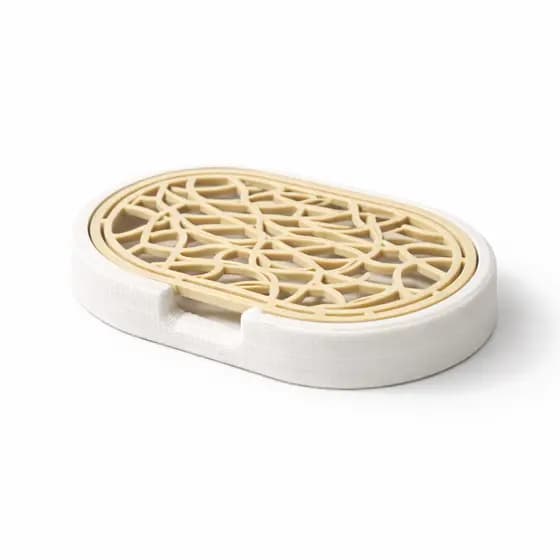 Saboneteira Oval Porta Sabonete Banheiro Suporte Sabonete Escorredor Pia Lavabo Seco Beleza Luxo