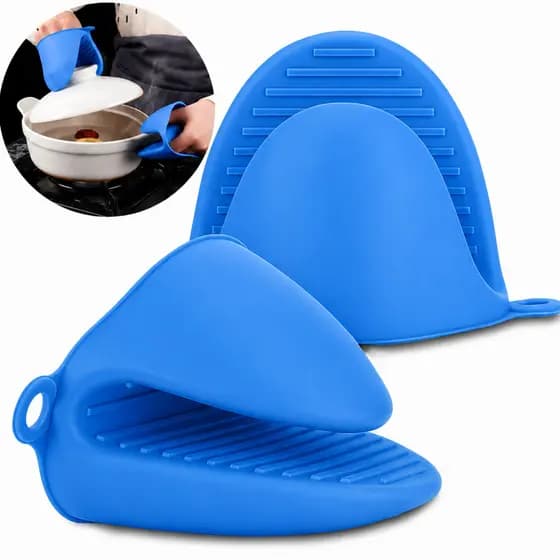 Luva Proteção para Pegar Formas e Panelas Cozinha Antiderrapante Térmica de Silicone
