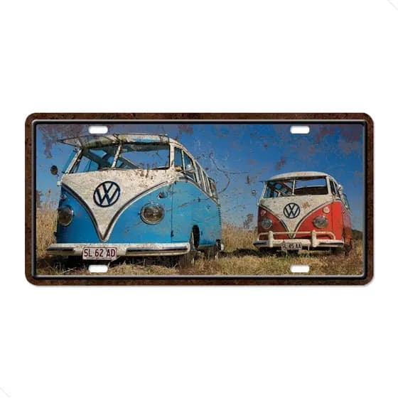 Quadro Placa Decorativa MDF Decoração Kombi Antiga Enfeite Sala Oficina Quarto Casa
