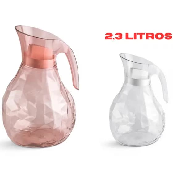 Jarra Tango 2,3 Litros Água Suco Bebida Plástico Resistente Qualidade UZ
