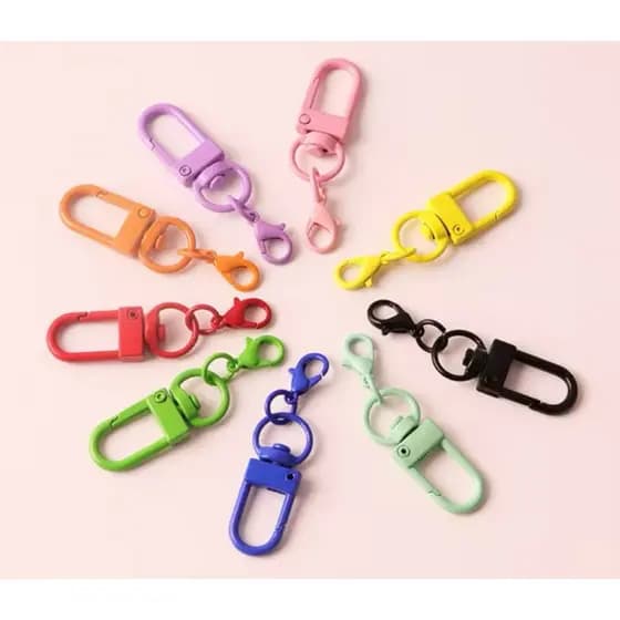 20 Pcs Gancho Para Chaveiro , Em Forma De U,colorido