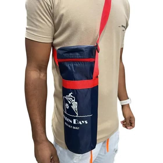 Bolsa Térmica Isotérmica Saco Porta Garrafa de Água Portátil com Alça Ajustável 1,5l ou 2l