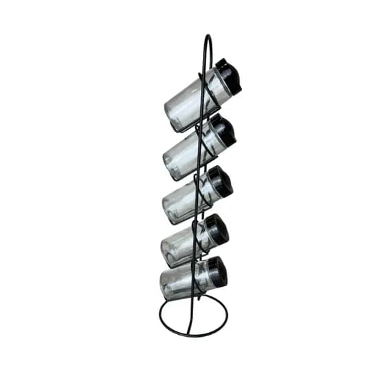 Porta Temperos Industrial 5peças C/ Suporte Porta Condimento