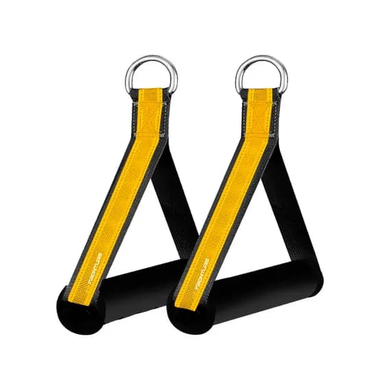 Puxador de Mão Estribo Nylon Alça CrossOver Remada Academia Pilates Puxada Triceps Biceps - Par