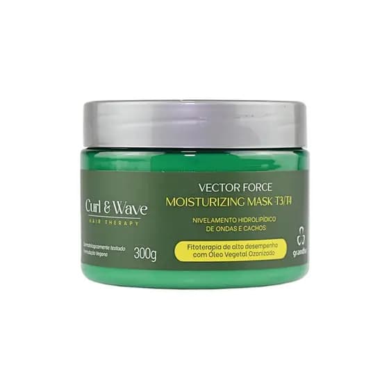 Grandha Vector Force Moisturizing Mask T3/t4 300g Máscara para Cachos e Crespos