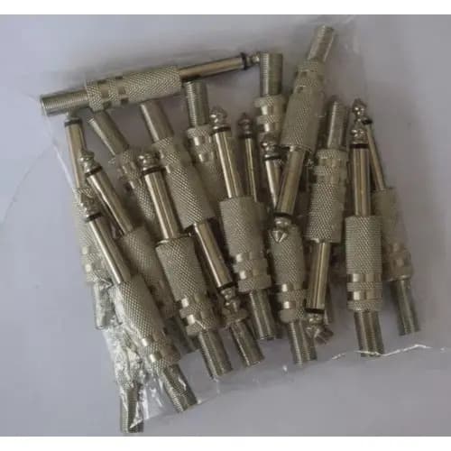 Kit 20 Plugues P10 Mono Csr Isolamento Fenolite Uw-2002a