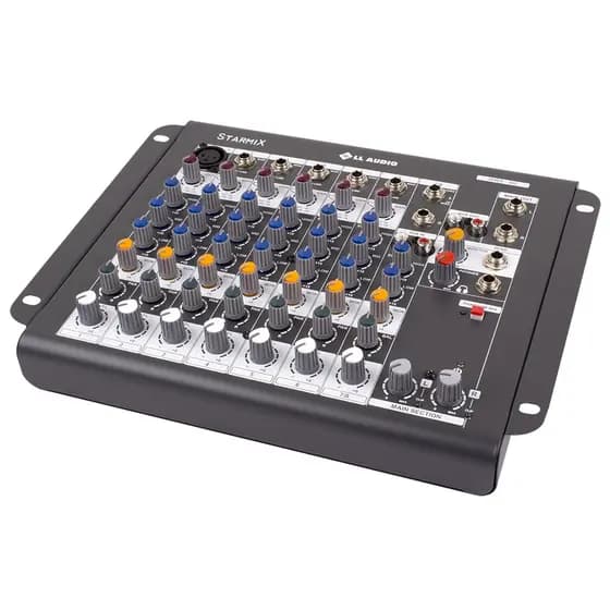 Mesa De Som Mixer 8 Canais Ll Starmix 802 Bivolt Chaveada